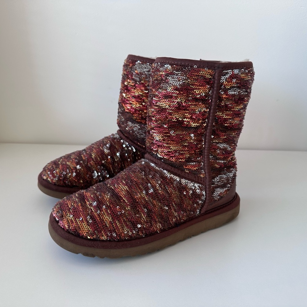 Ugg Sequin Classic Short Boots